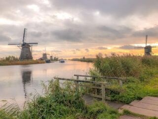 Windmühlen in Kinderdijk CC0 Pixabay